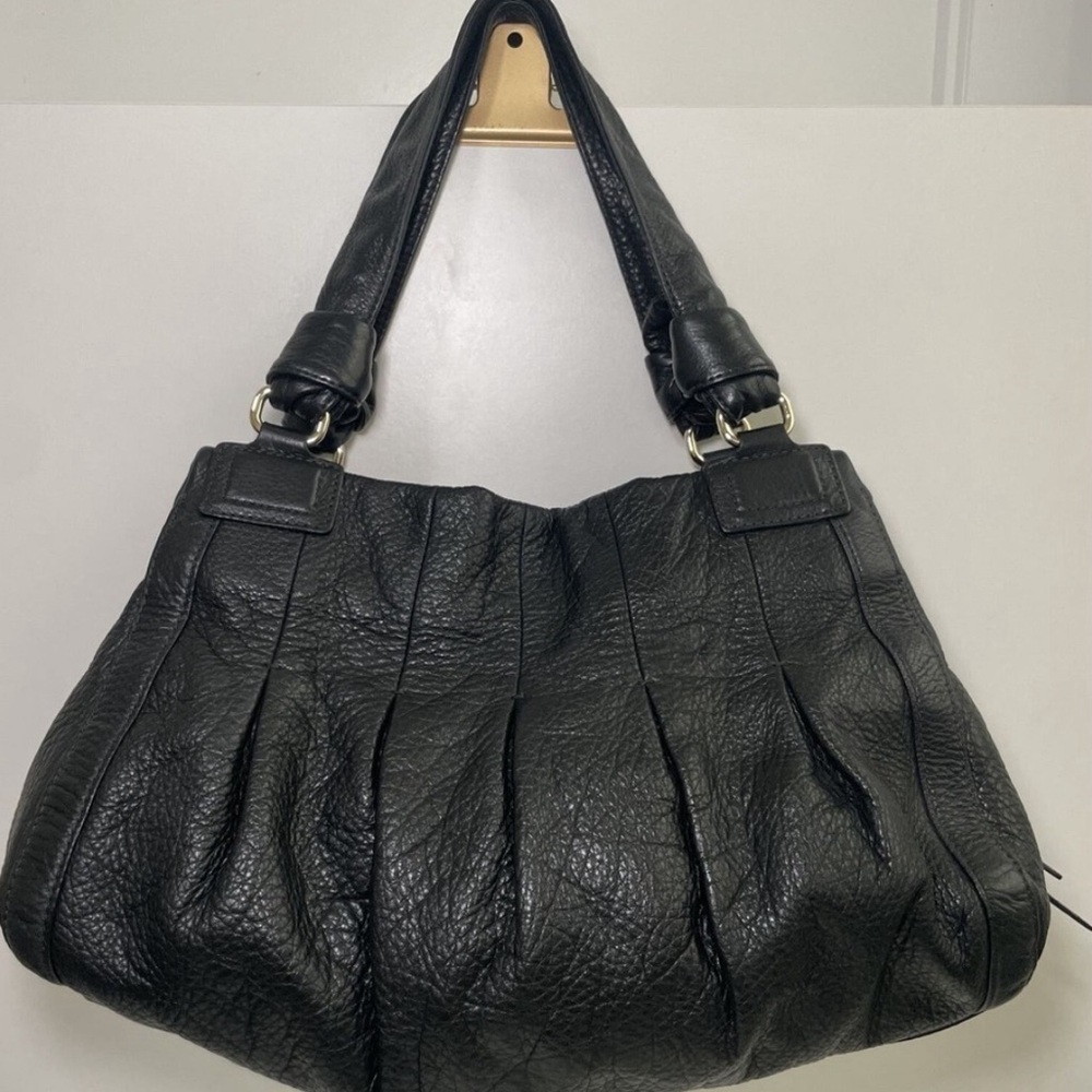 COLE HAAN LEATHER SHOULDER BAG - EUC
